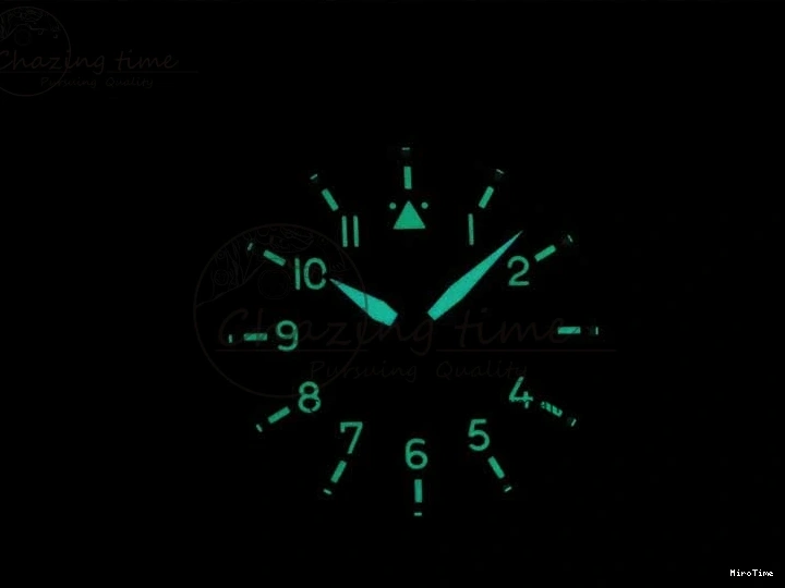 MIROTIME 0507 Mark XVIII IW327006 Titanium V7F 1:1 Best Edition Black Dial on Brown Leather Strap A Attractive 7080